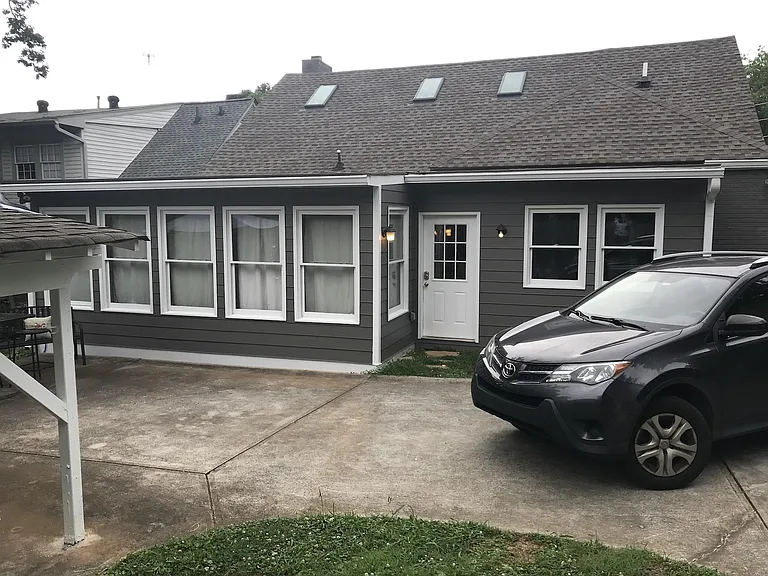 Back of house entry and parking