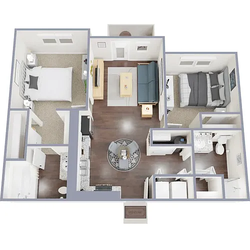 Floor plan 2X2