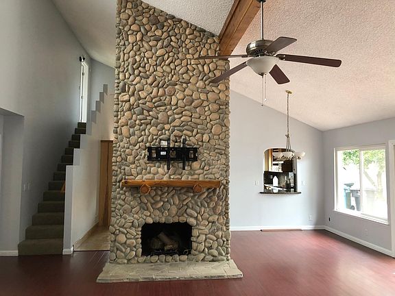 Family room and dining room