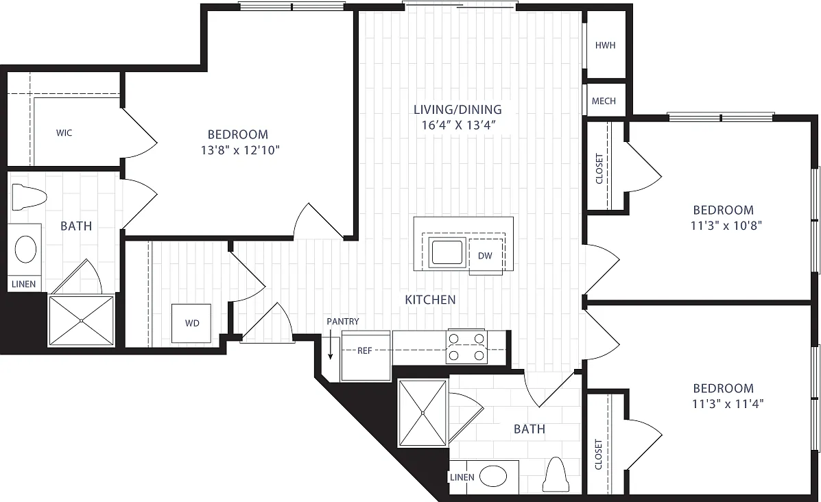 Floor plan C2AC