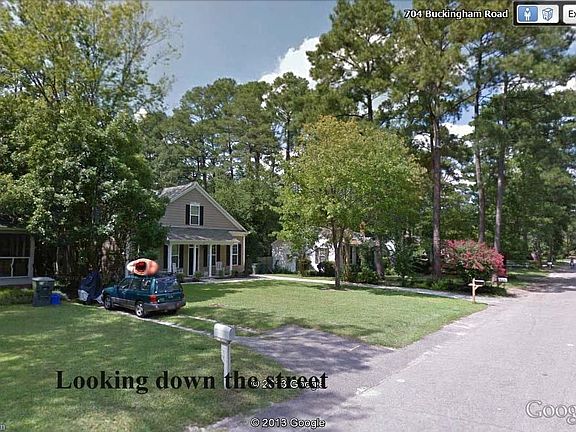 Looking down the street