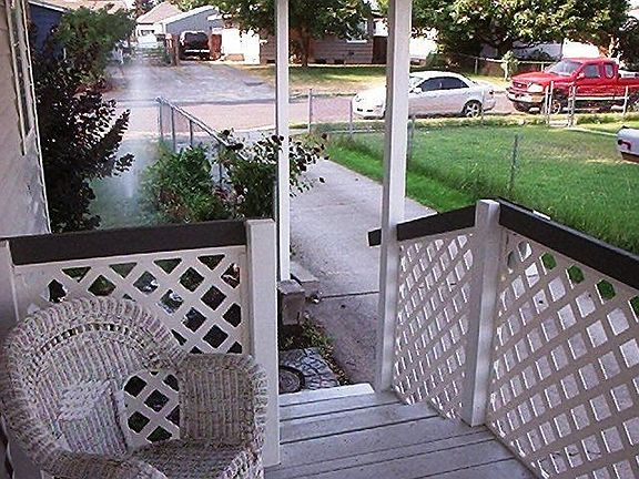 Looking to the street