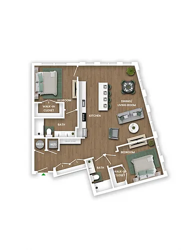 Floor plan B16B