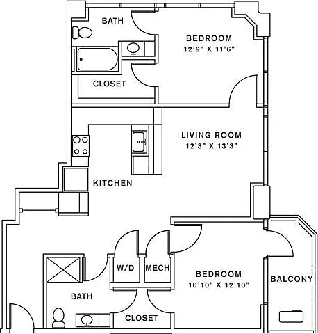 Floor plan B3