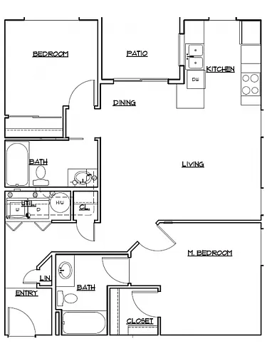 Floor plan 2X2