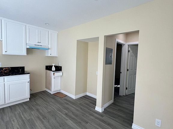 fridge hook up and hallway entry