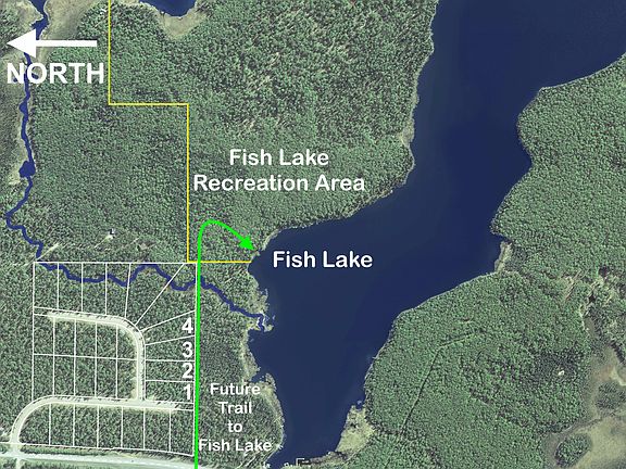 Path of Trail to Fish Lake