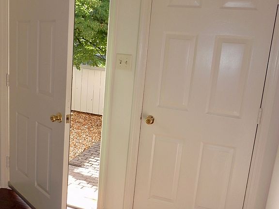 Front door and garage door