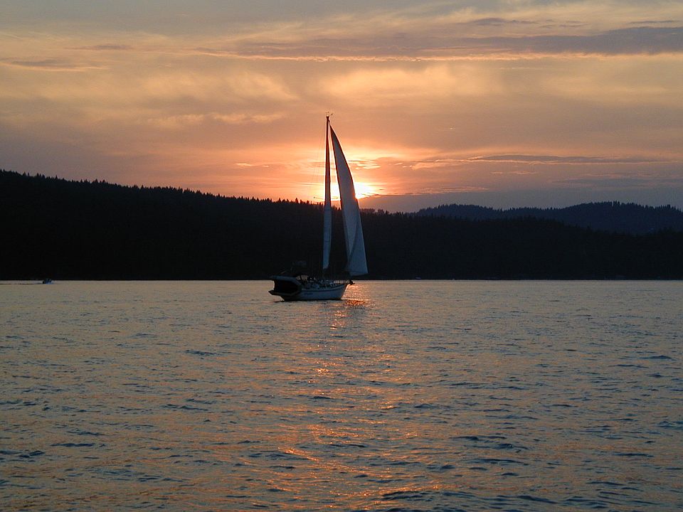 Lake Coeur d'Alene Sunset