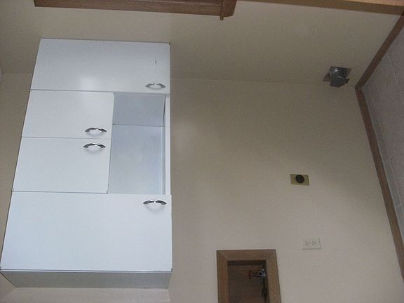 Shelves in the Laundry Room