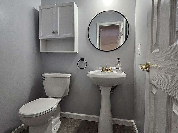 Half bath on first floor