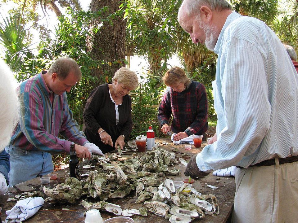 Oyster Roast at Crystal Beach