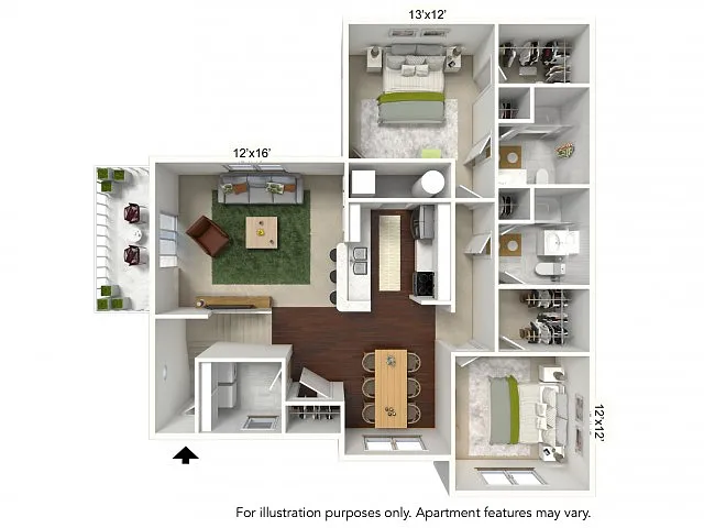 Floor plan C2 Plan (Upper)*