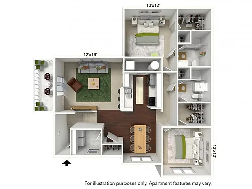 Floor plan C2 Plan (Upper)*