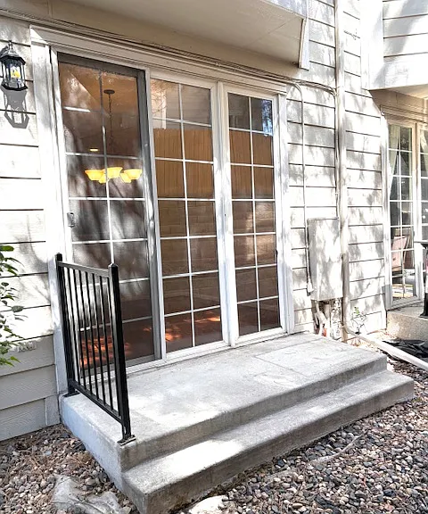 Back patio space