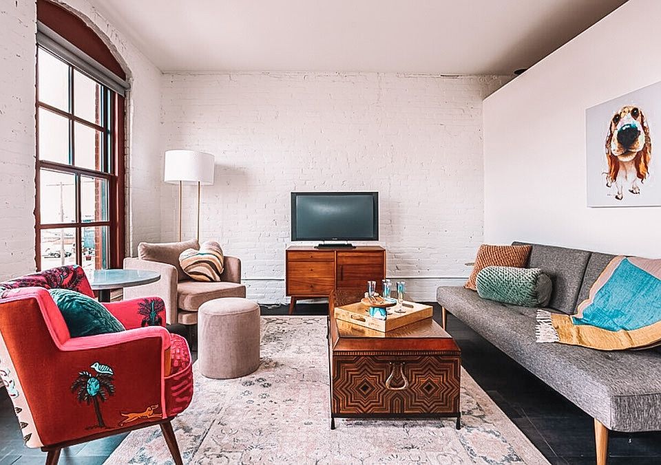 Living Room w/ Historic Accents