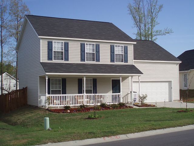 House front, additional landscaping