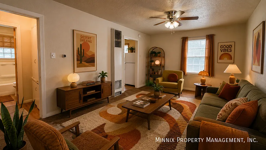 2 bedroom 1 bathroom For Rent in Lubbock | Window Unit Provided at Move In!| 1/2 off First month'... — Photo 2