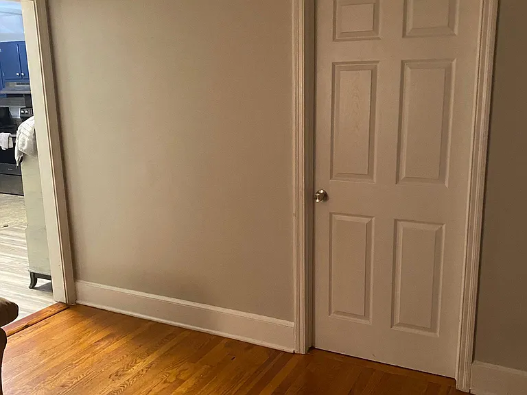 Bedroom Door from Living Room point of view