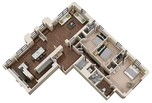 Floor plan 1003 Penthouse