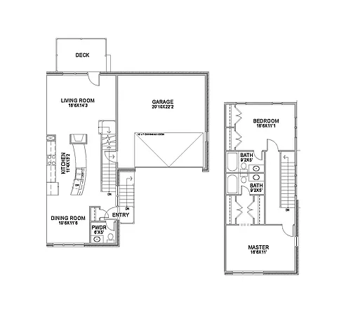Floor plan Zenith (Duplex)