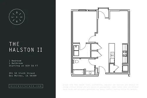 Floor plan Halston II