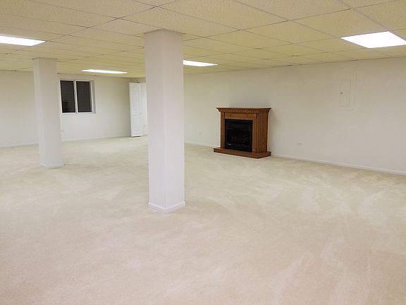 Family room with fireplace