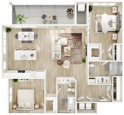 Floor plan B3
