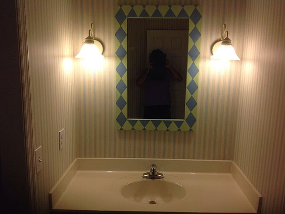 Second floor bath vanity area