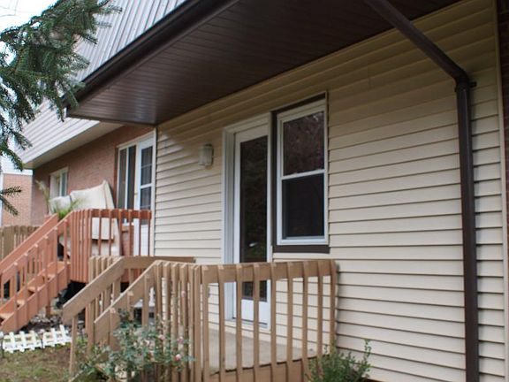 Back of Townhome