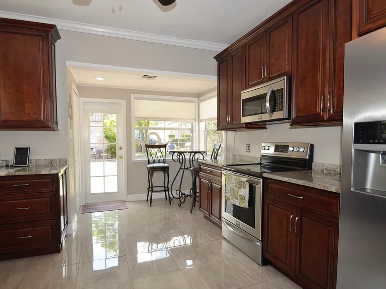 Fully equipped kitchen with everything you need plus more.