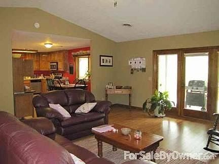 Looking West toward kitchen