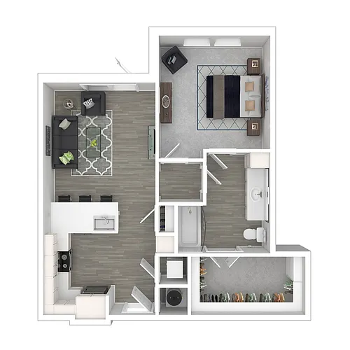 Floor plan A1A-Essential Housing