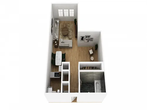 Floor plan Studio