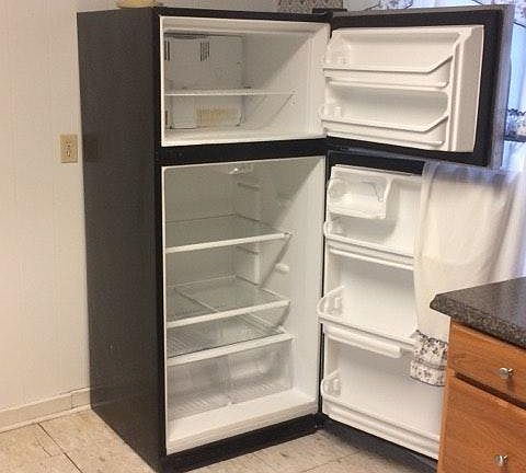 stainless fridge