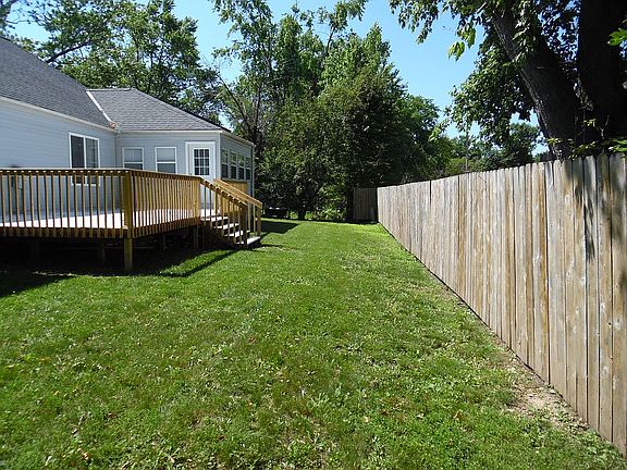 Privacy fence and deck