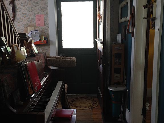 Front door and hall