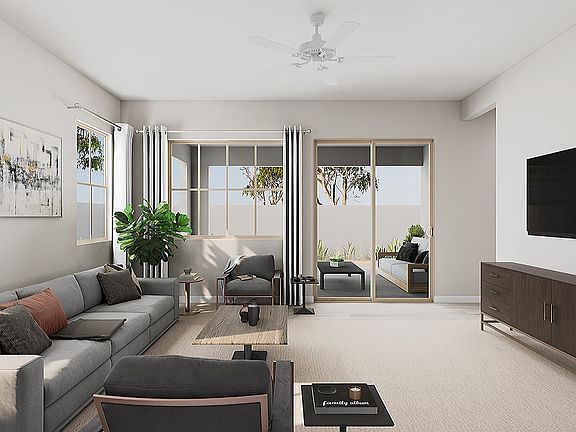 Fremont Plan 3504 Great Room Rendering