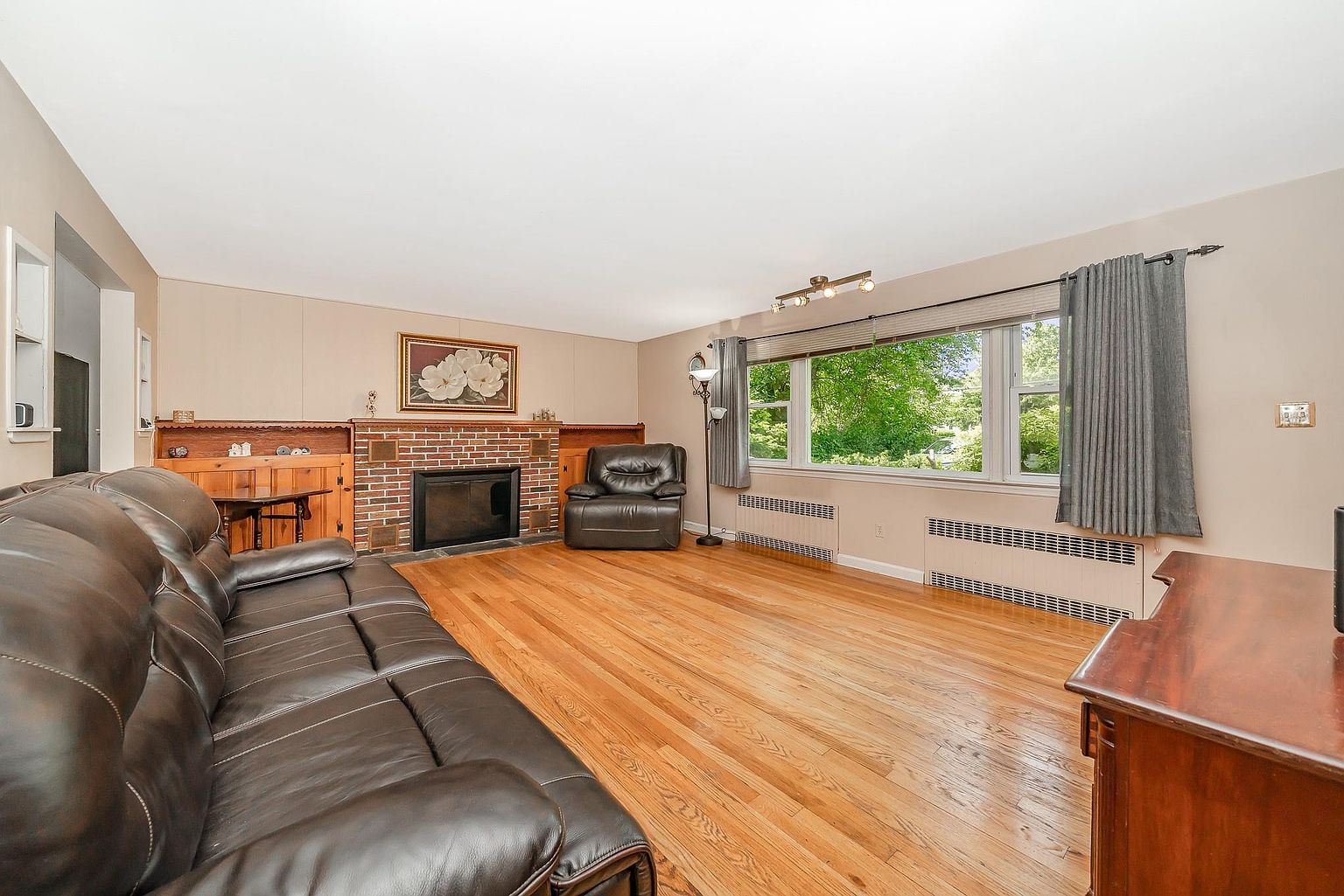 Spacious family home with kitchen and living area