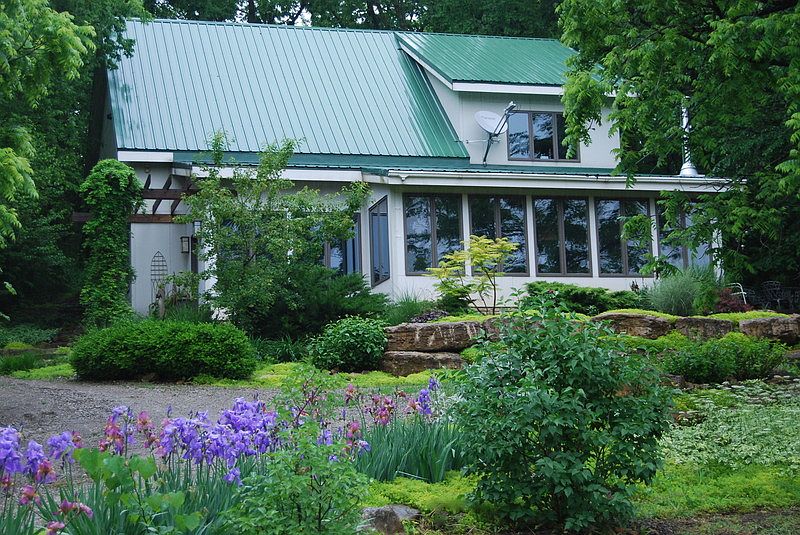 Beautiful hillside secluded retreat in the woods.