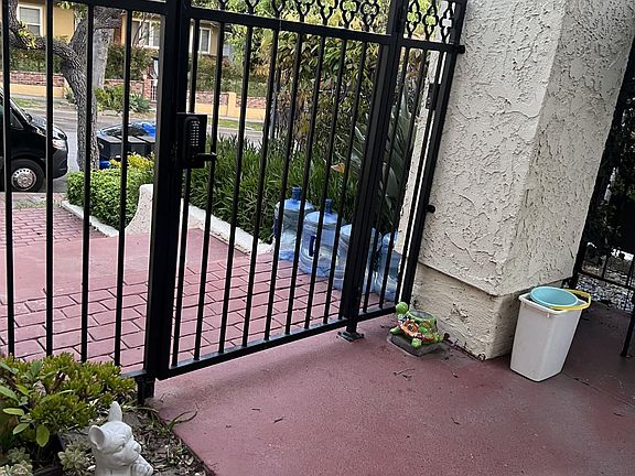 Entry gate with key code access