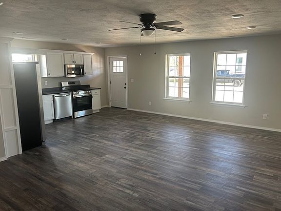 Front Door and Kitchen
