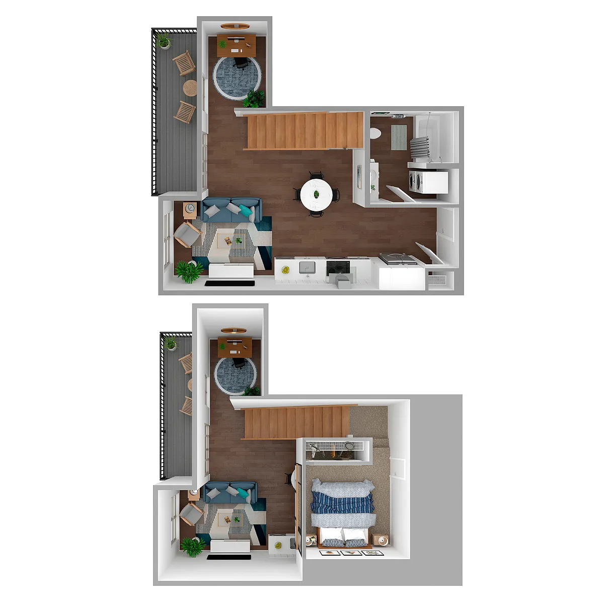 Floor plan 1x1 Loft - a91.1