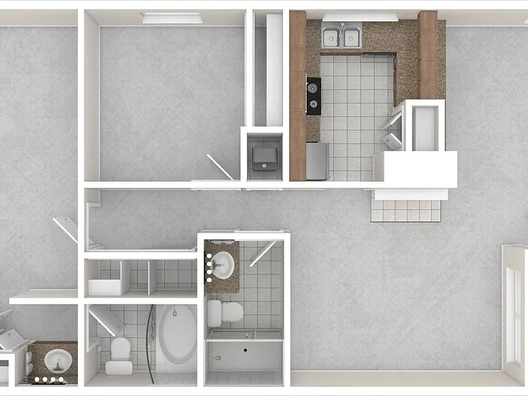 2x2 1123 Sq Ft