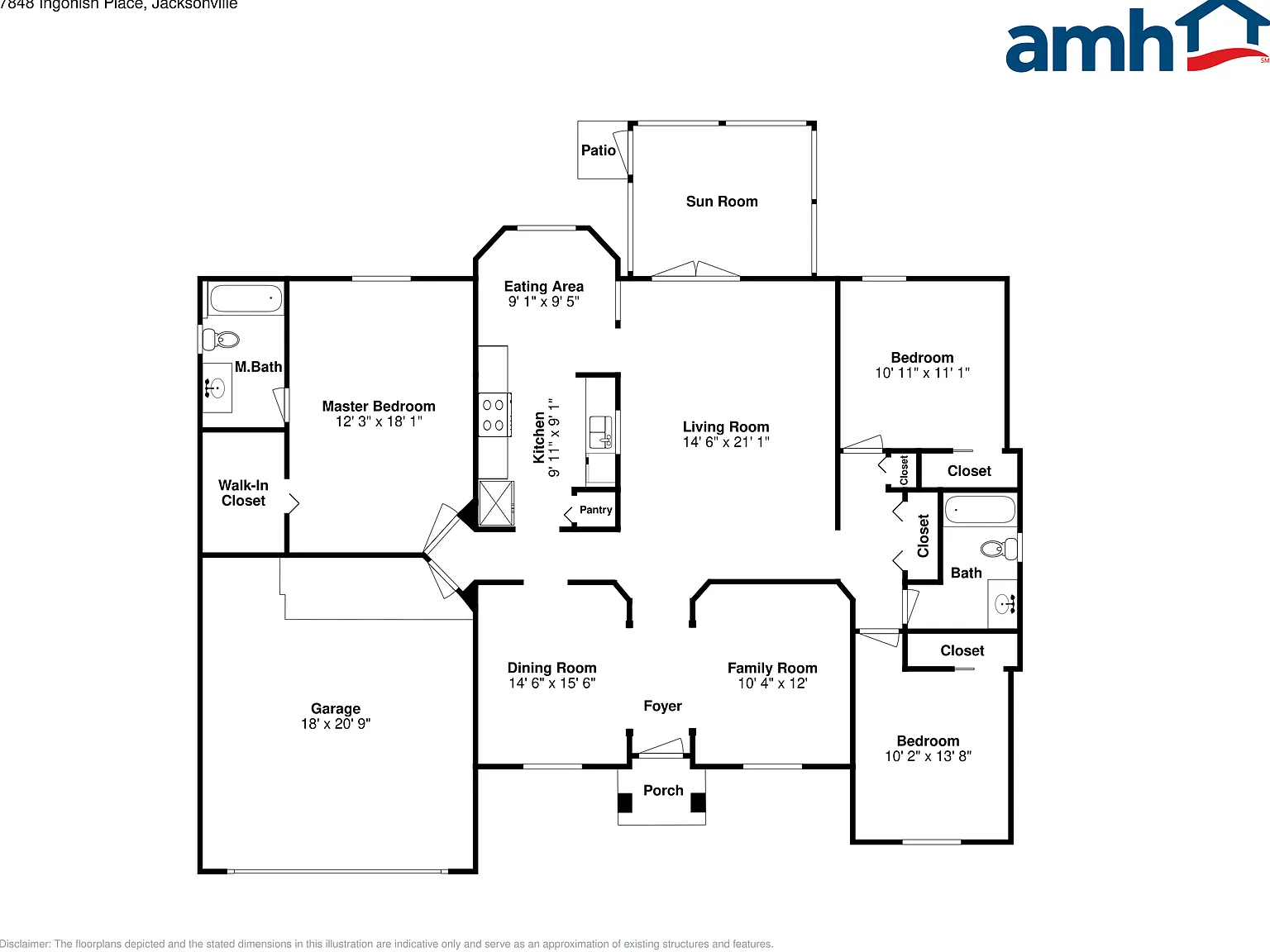 3 bed, 2.0 bath, 1589 sqft, $2,025 — Photo 2