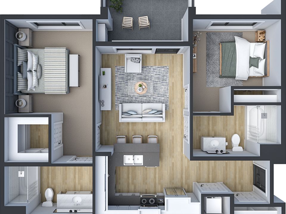 2nd image of 11023-11047 Carlos St #D-206