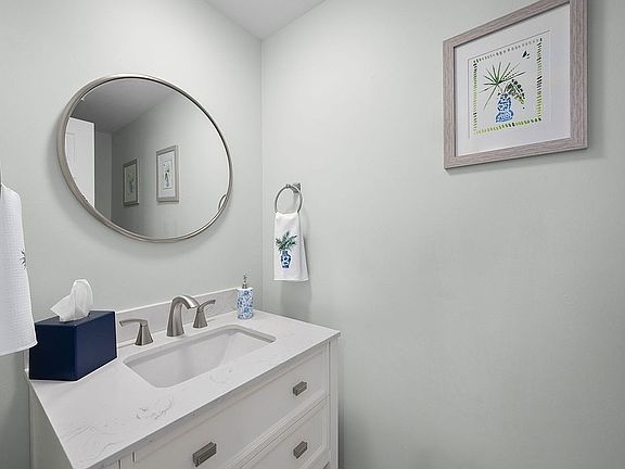 Convenient half bath