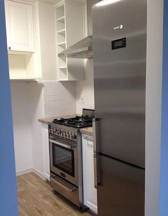 New euro stove & refrigerator