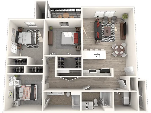 Floor plan 3X2 A