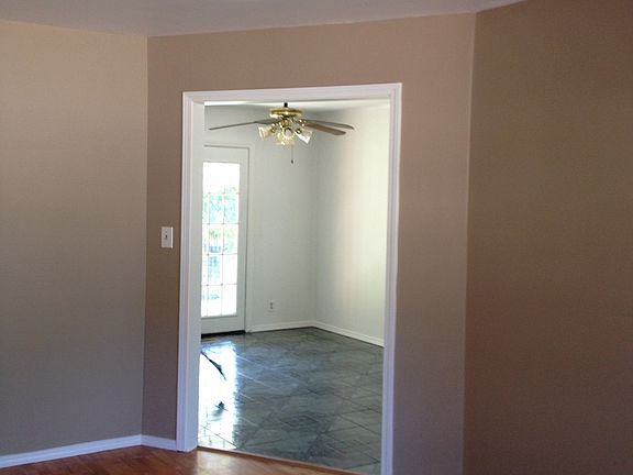 From living room into dining room